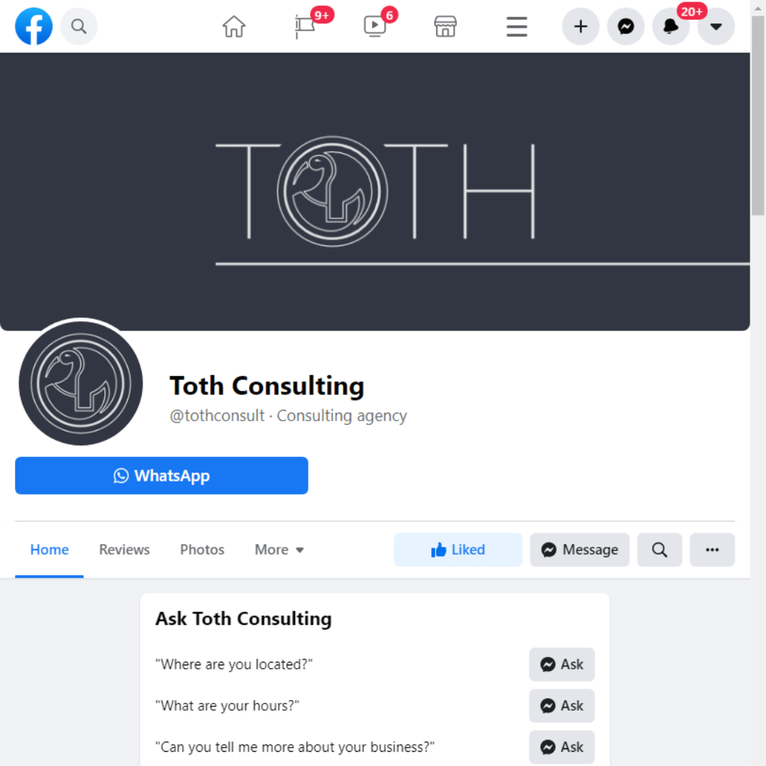 Toth Facebook – Mockup – ontwerp